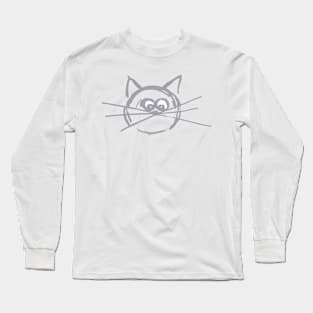 Curious cat Long Sleeve T-Shirt